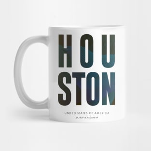 Houston City typography Mug